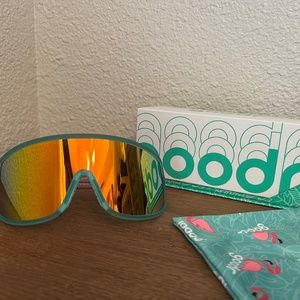 Goodr Polarized Sunglasses - "Save a Bull, Ride a Rodeo Clown"